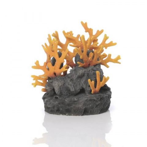 Застывшая лава с огненным кораллом 119,5x15,5x18,5см