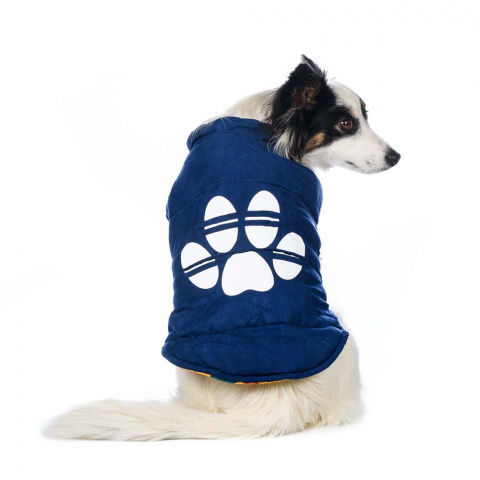 Куртка двухсторонняя для собак 3XL синий (унисекс) 8