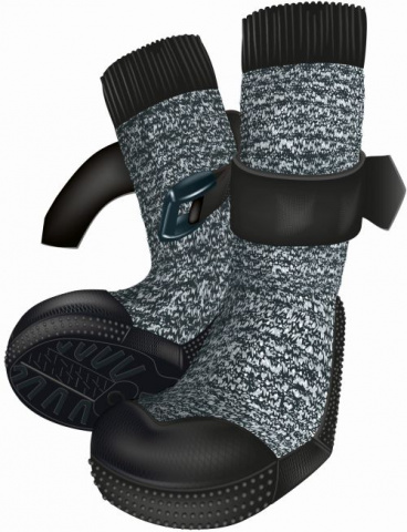 Защитные носки для лап Walker, M, 2 шт., пёстрый чёрный/чёрный 3