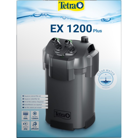 EX 1200 Plus внешний фильтр для аквариумов 200-500 л 1