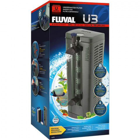 Фильтр внутренний FLUVAL U3 700 л/ч /аквариумы до 150 л/