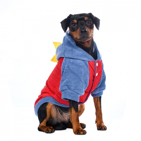 Куртка с капюшоном для собак XS красный (унисекс) 3