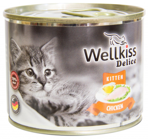 Delice Kitten консервированный корм для котят, с цыпленком, 200 г