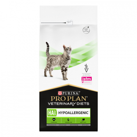 HA St/Ox Hypoallergenic Сухой диетический корм при пищевой непереносимости для кошек, 1,3 кг