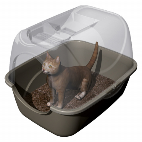 Био-туалет для кошек PRIVE коричневый 6