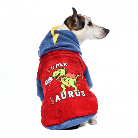 Куртка с капюшоном для собак XS красный (унисекс) 2