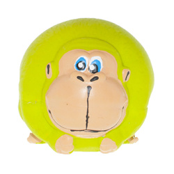 Игрушка для собак Шарик обезьяна, латекс, 8,5 см