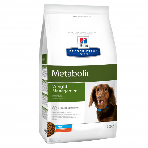 Prescription Diet Metabolic Mini Weight Management сухой корм для собак, с курицей, 1,5кг 5