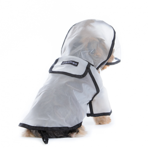 Дождевик с капюшоном для собак XL прозрачный (унисекс) 1