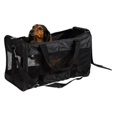 Транспортная сумка для собак мелкого размера, 55х30х30 см, нейлон, черная