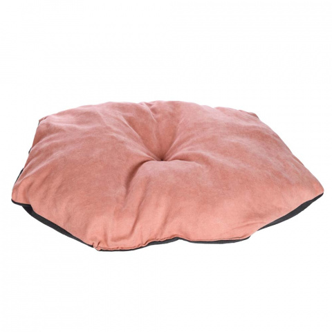 Лежак велюровый круглый №11 для собак и кошек мелких и средних пород, 50х47 см, розовый 4