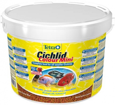 Cichlid Colour Mini 10л (R) мини гранулы