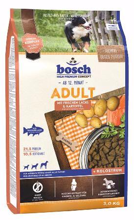 Adult корм для собак со средним уровнем активности старше 1 года, с лососем и картофелем, 3 кг
