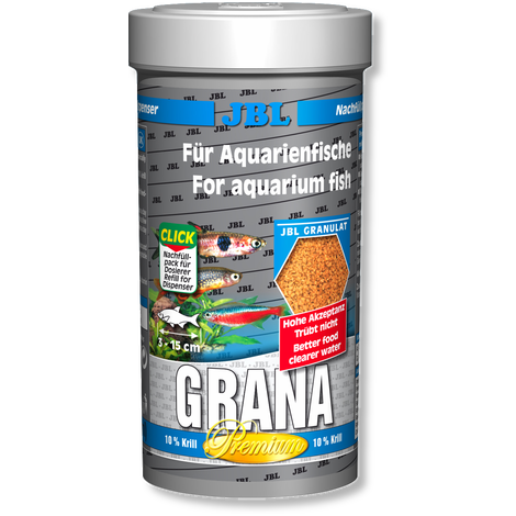 Grana Основной корм премиум для небольших пресноводных аквариумных рыб,гранулы, 250мл (108г)