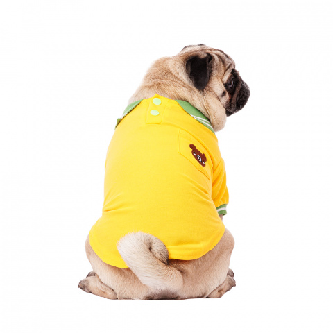 Футболка-поло для собак XL желтый (унисекс) 2