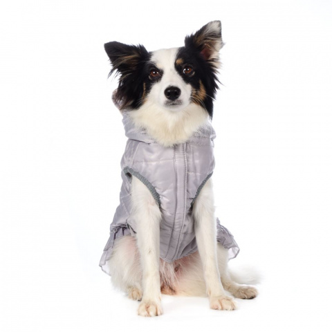 Куртка-платье для собак XL серый (девочка) 1