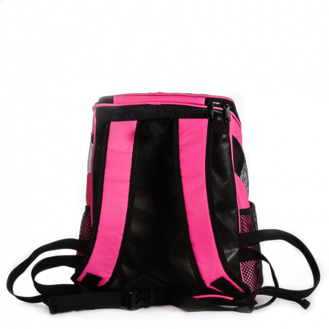 Рюкзак-переноска для кошек и собак мелкого размера, 35х25х31 см, розовый 2