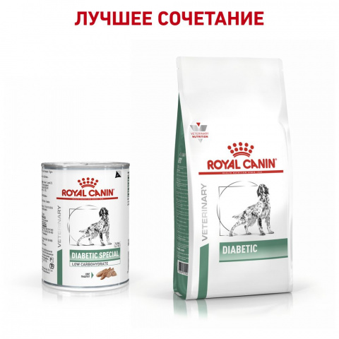 Diabetic Special S/O Low Carbohydrate Влажный корм (консервы) для собак при сахарном диабете, 410 гр. 3