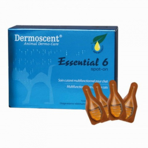 Dermoscent Essential 6 spot-on Витамины для животных, 4 пипетки