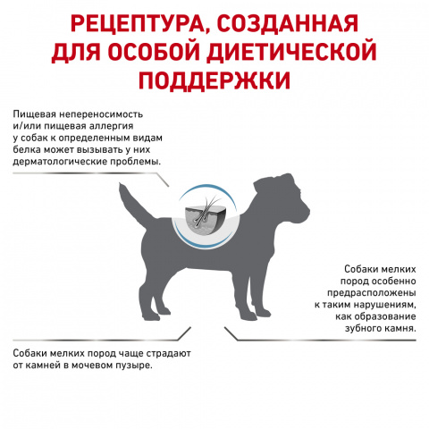 Hypoallergenic Small Dog Сухой корм диетический для собак малых пород весом менее 10 кг с пищевой аллергией, 1 кг 1