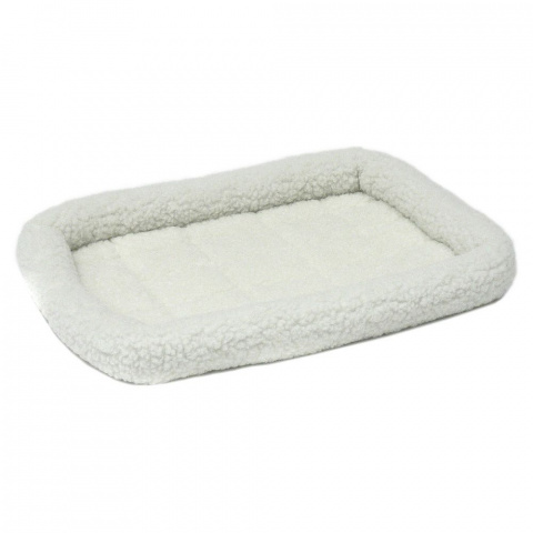Лежанка Pet Bed флисовая белая, 55х33 см