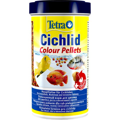 Cichlid Colour корм для рыб всех видов цихлид, 500 мл
