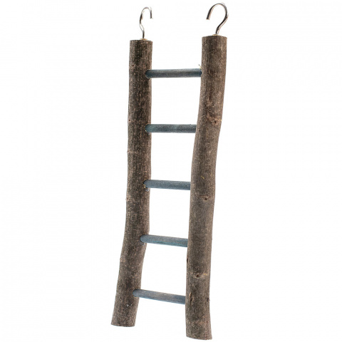 Лестница для птиц натуральная деревянная, 21,5 см