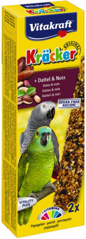 Крекеры для африканских попугаев , с фруктами и орехами, 2шт