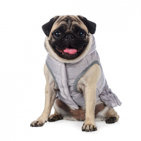 Куртка-платье для собак XL серый (девочка) 4