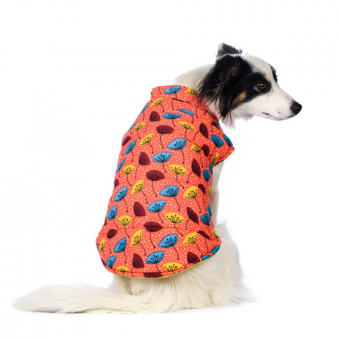 Куртка двухсторонняя для собак XL желтый (унисекс) 1