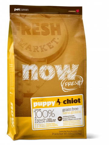 Fresh Grain Free Puppy Recipe корм для щенков, беззерновой, с индейкой, уткой и овощами, 2,72 кг