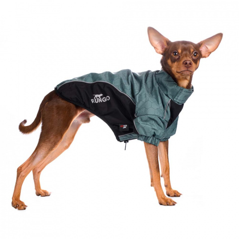 Куртка на молнии для собак крупных пород 41x60x39см 2XL зеленый (унисекс) 3