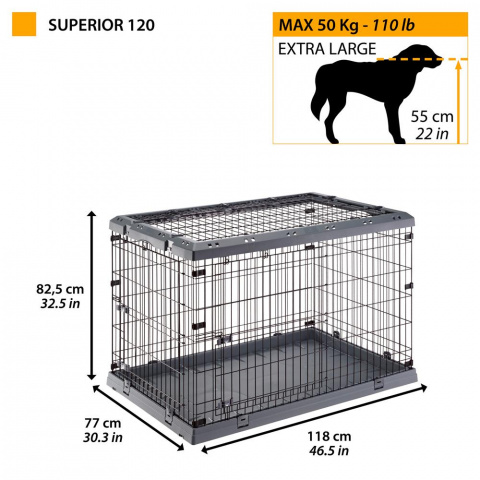 Superior Клетка 120 для собак 1
