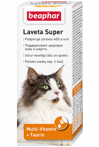 Laveta Super Cat Средство для улучшения шерсти у кошек, 50 мл