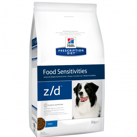 Prescription Diet z/d Food Sensitivities сухой корм для собак, диетический гипоаллергенный, 10кг 7