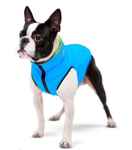 Курточка двусторонняя для собак 40 M салатовый (унисекс) 1