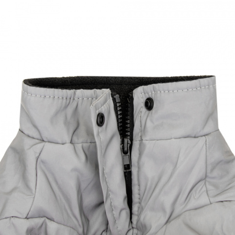 Куртка на молнии для собак крупных пород Карликовый пинчер, Джек Рассел, Бигль 46x66x43см 3XL серый (унисекс) 16