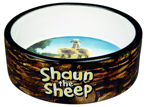 Миска керамическая Shaun the Sheep, 0,3 л/ф 12 см, коричневая