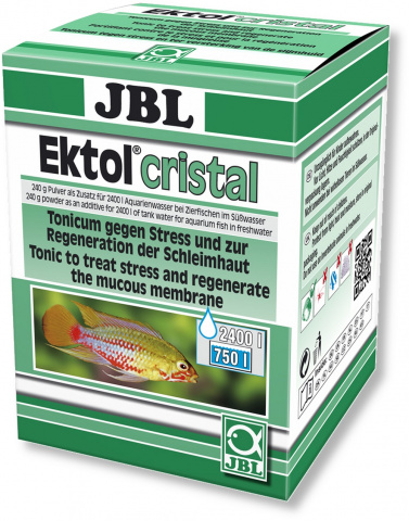 Ektol cristal Тоник против стресса у аквариумных рыб, 80 г, на 800 л