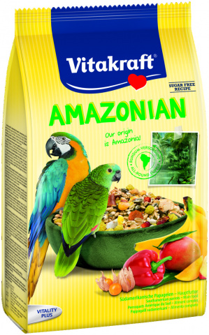 Корм для крупных попугаев Amazonian, 750г