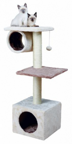 Домик для кошек Sina, 106 см, кремовый/капучино