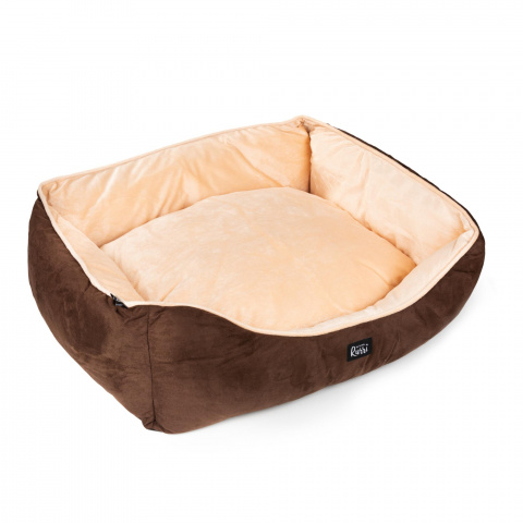 Лежак для кошек и собак мелких и средних пород, 75х60х23 см, коричневый 2