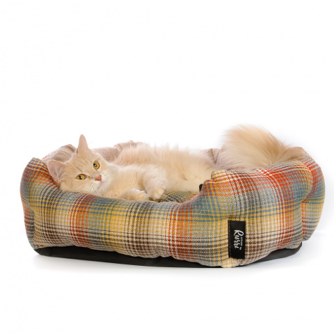 Лежанка для кошек и собак мелких пород, 60х50х23 см, цвет в ассортименте 1