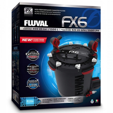 Фильтр внешний FLUVAL FX6, 2130 л/ч /аквариумы до 1500 л/ 1