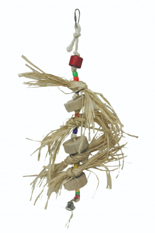Игрушка для птиц подвеска с хвостиками