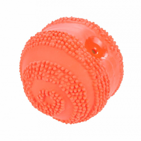 Игрушка для собак Мяч, латекс, оранжевый 8 см