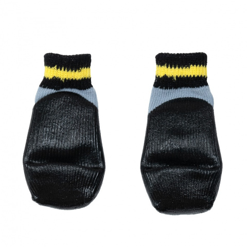 Носки для собак с прорезиненной подошвой черные размер 0 1
