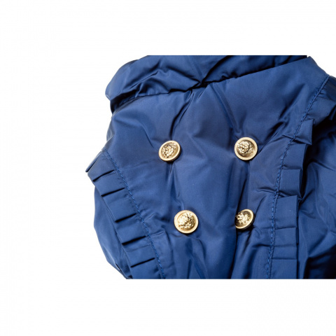 Куртка-платье для собак S синий (девочка) 3