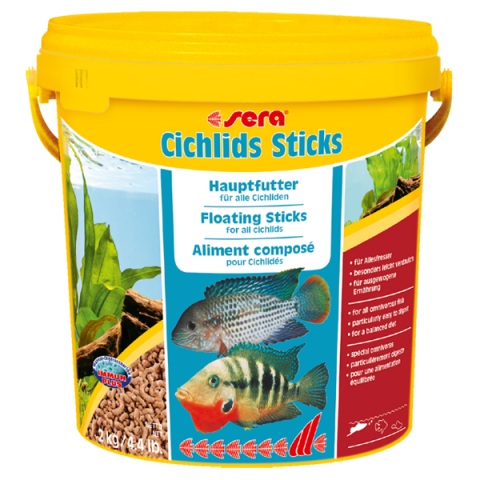 Корм для рыб Cichlids Sticks 10 л (2 кг) (ведро)