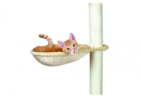 Гамак подвесной для кошачьего домика для кошек всех размеров, 46х40х2 см, бежевый